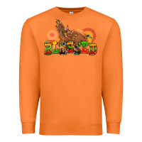 Carrot blessed afro woman hands Premium Sweatshirt - AdoDesignShop