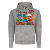 Cloud Rock I Run On Coffee And Basketball Frappe Vintage Hoodie - FaDigitalArtStudio