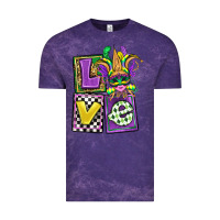 Cloud Purple love mardi gras Vintage Tee - OliviaCreatesArt