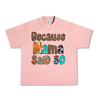 Salmon Because Mama Said So Urban Heavy Tee - CowCowDesign