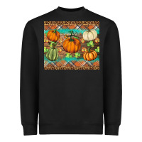 Black fall pumpkin Heavyweight Sweatshirt - BarkalooDesign