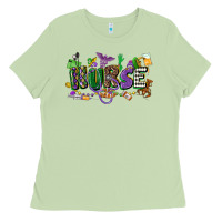 Matcha nurse mardi gras Ladies Tee - CowGirlArtShop