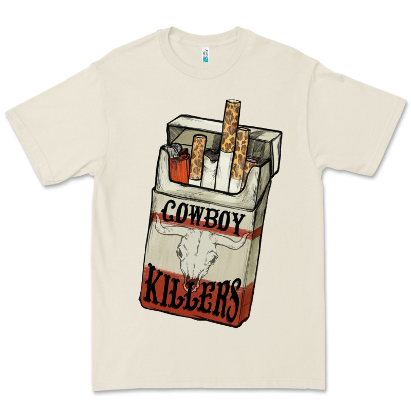 Cowboy Killers Cigarette Package Premium Tee by HowdyJamesFarm | Teevron