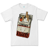 White Cowboy killers cigarette package Premium Tee - HowdyJamesFarm