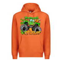 Carrot Shamrock Crusher Premium Hoodie - CowhideDigitalArt