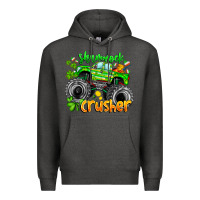 Charcoal Heather Shamrock Crusher Premium Hoodie - CowhideDigitalArt