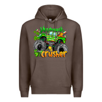 Coffee Shamrock Crusher Premium Hoodie - CowhideDigitalArt