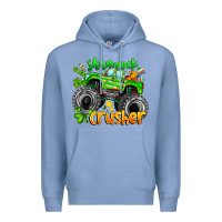 Colony Blue Shamrock Crusher Premium Hoodie - CowhideDigitalArt