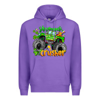Purple Shamrock Crusher Premium Hoodie - CowhideDigitalArt