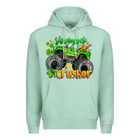 Seafoam Shamrock Crusher Premium Hoodie - CowhideDigitalArt