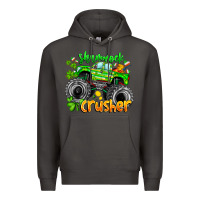 Smoke Shamrock Crusher Premium Hoodie - CowhideDigitalArt