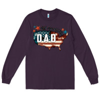 Plum All american dad Long Sleeve Tee - FaDigitalArtStudio