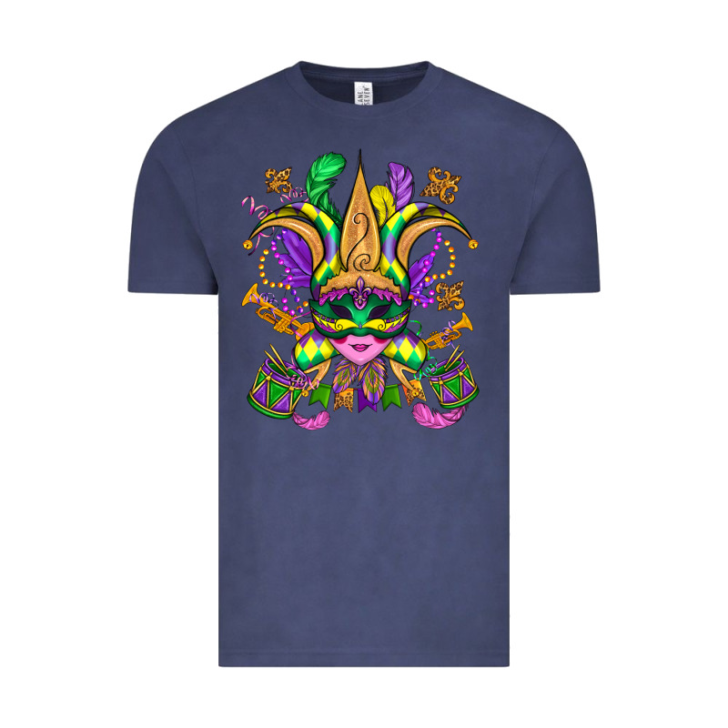 Mardi Gras Mask Vintage Tee by OliviaCreatesArt | Teevron