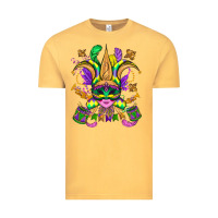 Vintage Mustard mardi gras mask Vintage Tee - OliviaCreatesArt