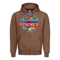 Chestnut mom bod summer Zipper Hoodie - BarkalooDesign