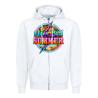 White mom bod summer Zipper Hoodie - BarkalooDesign