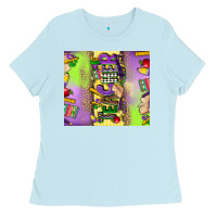 Baby Blue teacher mardi gras Ladies Tee - CowGirlArtShop