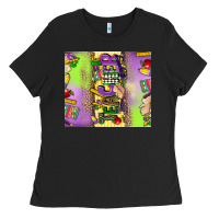 Black teacher mardi gras Ladies Tee - CowGirlArtShop