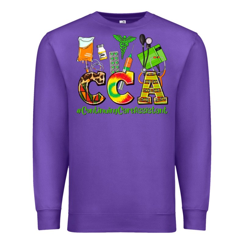 Cca  Countinuing Care Assistant Juneteenth Premium Sweatshirt by AdoDesignShop | Teevron