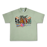 Oil Green Blessed Nana Urban Heavy Tee - CowCowDesign