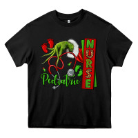 Black Christmas Character Heavy Core Tee - NancyCooperArtShop