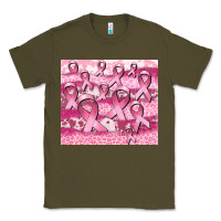 Army Green ribbon Classic Tee - CowGirlArtShop