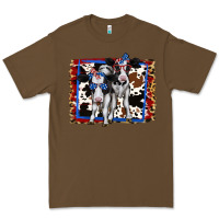 Cacao 4th of July Cows Holstein Cows Premium Tee - Jasminsmagicworld
