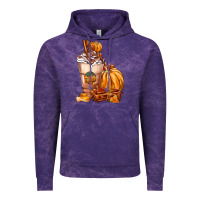 Cloud Purple Pumpkin Spice Coffee Vintage Hoodie - FaDigitalArtStudio