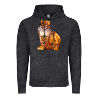 Vintage Black Pumpkin Spice Coffee Vintage Hoodie - FaDigitalArtStudio