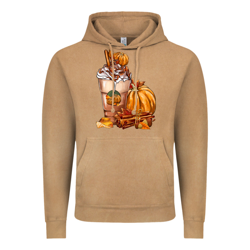Pumpkin Spice Coffee Vintage Hoodie by FaDigitalArtStudio | Teevron