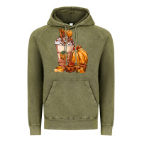 Vintage Olive Pumpkin Spice Coffee Vintage Hoodie - FaDigitalArtStudio