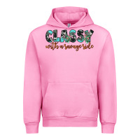 Fuchsia Pink classy with a savage side Urban Hoodie - JahusDesignShop