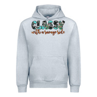 Heather Grey classy with a savage side Urban Hoodie - JahusDesignShop