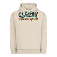 Pigment French Oak classy with a savage side Urban Hoodie - JahusDesignShop