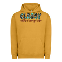 Pigment Peanut Butter classy with a savage side Urban Hoodie - JahusDesignShop