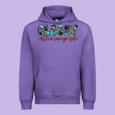 Classy With A Savage Side Urban Hoodie Designed By Jahusdesignshop