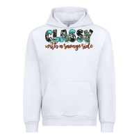 White classy with a savage side Urban Hoodie - JahusDesignShop