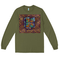 Army Green Leopard mama Long Sleeve Tee - FaDigitalArtStudio