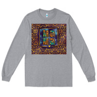 Heather Grey Leopard mama Long Sleeve Tee - FaDigitalArtStudio