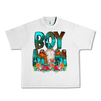 Lunar Rock Boy Mom Flowers Cow Urban Heavy Tee - CowCowDesign