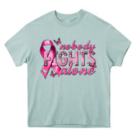 Arona nobody fights alone cancer Heavy Core Tee - NancyCooperArtShop
