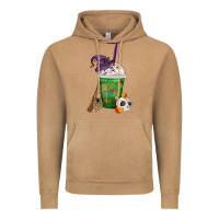 Vintage Camel Halloween Spooky Pumpkins Frappe Vintage Hoodie - FaDigitalArtStudio