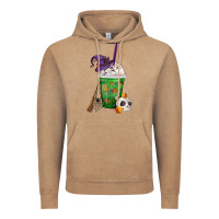 Vintage Coffee Halloween Spooky Pumpkins Frappe Vintage Hoodie - FaDigitalArtStudio