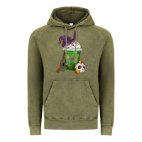 Halloween Spooky Pumpkins Frappe Vintage Hoodie | Teevron