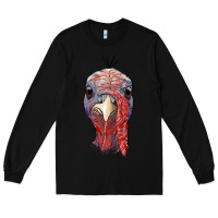 Black gobble face Long Sleeve Tee - RanaPortraitStore