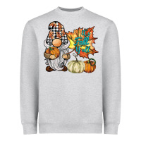 Heather Grey it's fall y'all gnome Heavyweight Sweatshirt - BarkalooDesign