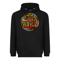 Black race coasters Heavyweight Hoodie - AdoDesignShop