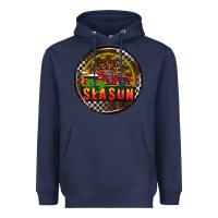 Navy race coasters Heavyweight Hoodie - AdoDesignShop