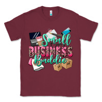 Burgundy small business baddie Classic Tee - CowGirlArtShop