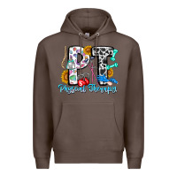 Coffee pt therapy Premium Hoodie - CowhideDigitalArt